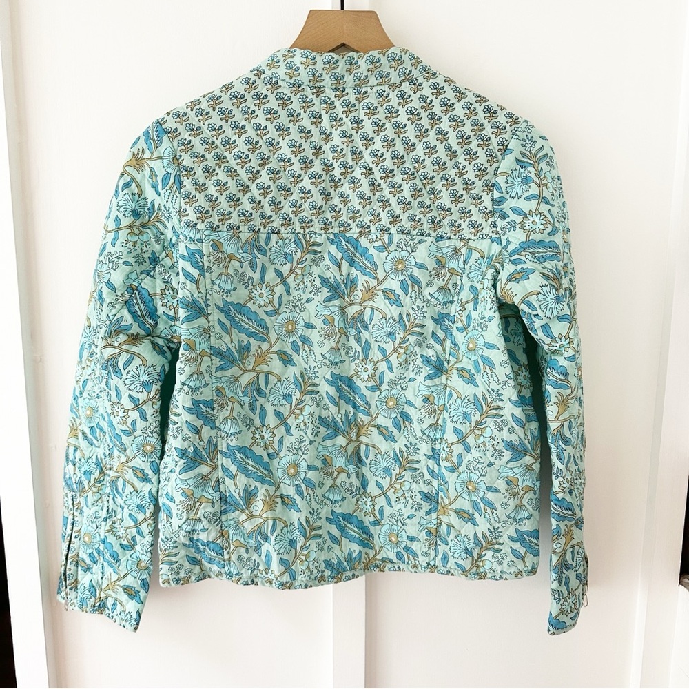 Dra Blue Floral Patchwork Jacket - image 3